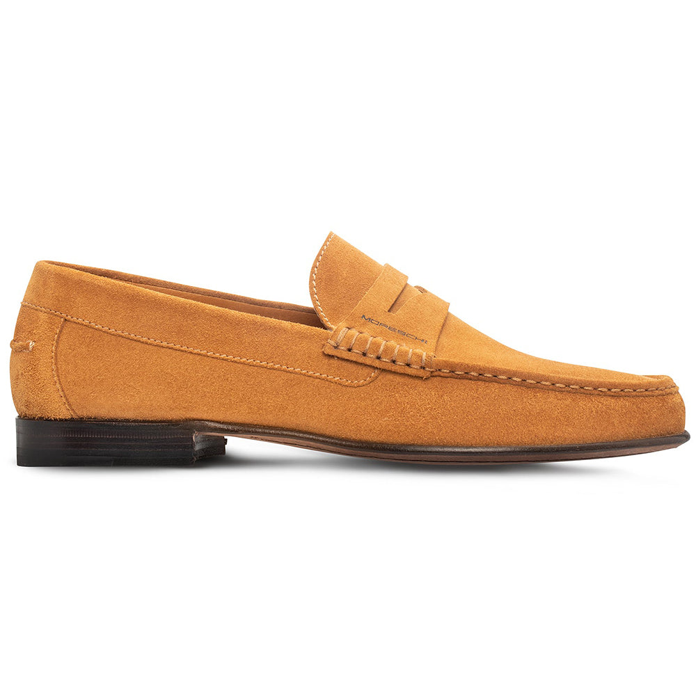 Moreschi 044019H Suede Loafers Tan