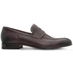 Moreschi 044029B Leather Loafers Bordeaux