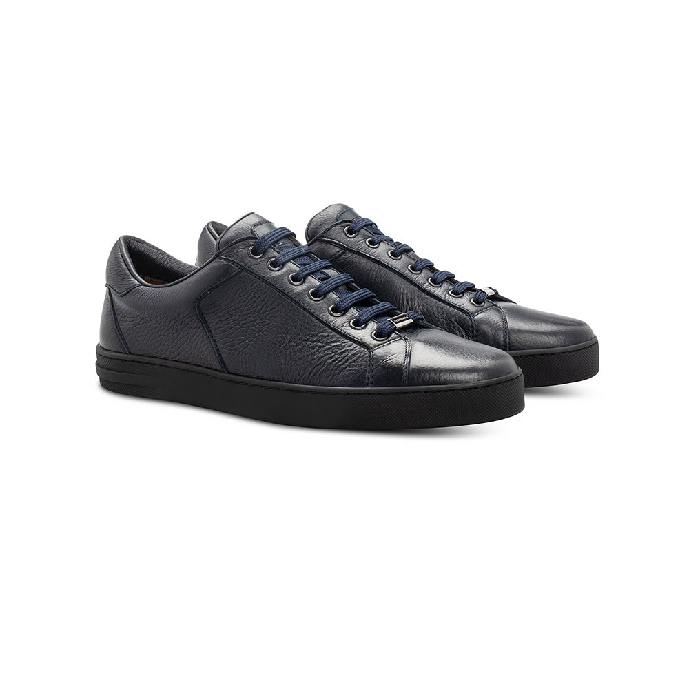 Moreschi 044040A Leather Sneaker Navy Blue