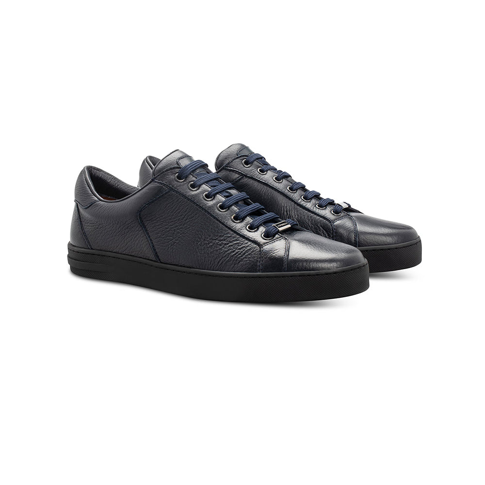 Moreschi 044040A Leather Sneakers Navy Blue