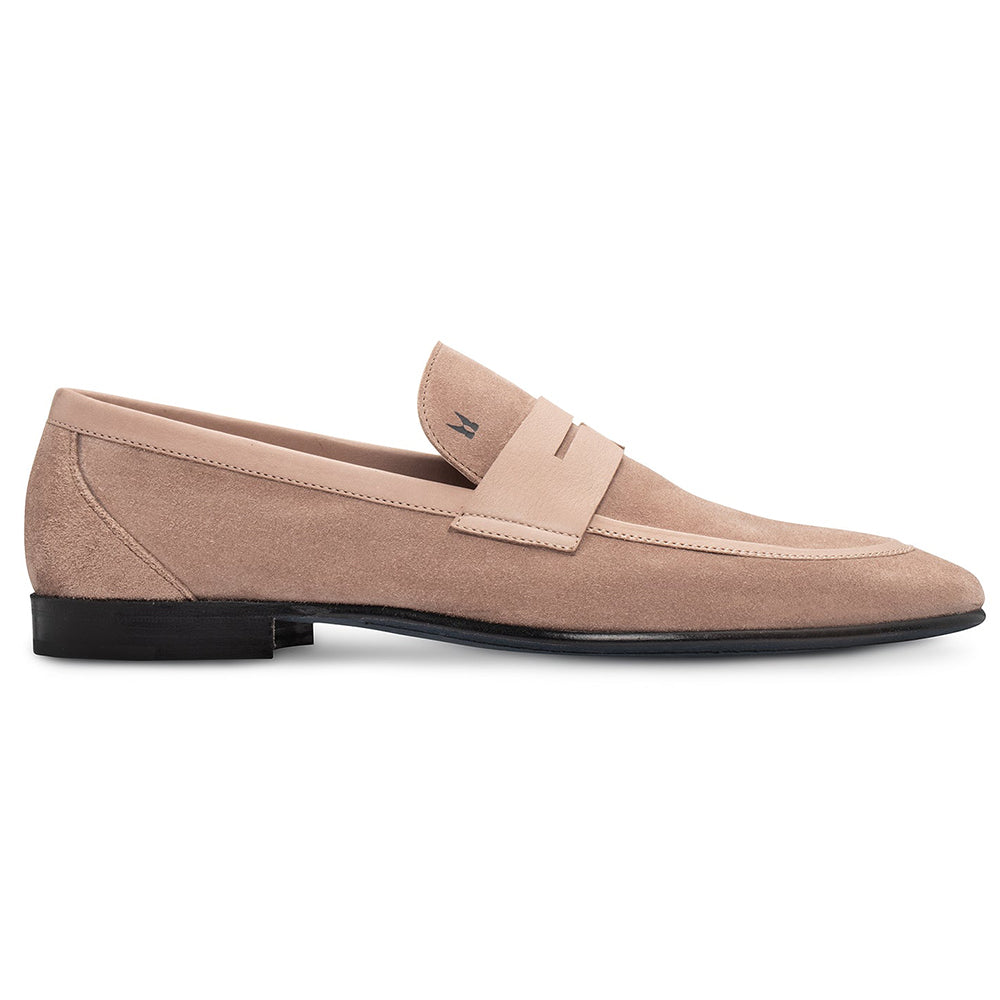Moreschi 044061A Suede Loafers Beige