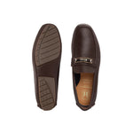 Moreschi 044068D Leather Driving Loafers Dark Brown