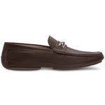 Moreschi 044068D Leather Driving Loafers Dark Brown