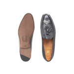 Moreschi 044079-BS Leather Loafers Navy Blue