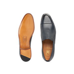 Moreschi 044082-BS Leather Slip-on Shoes Dark Blue