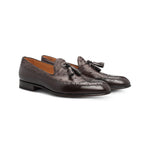 Moreschi 044083-MS Leather Loafers Dark Brown