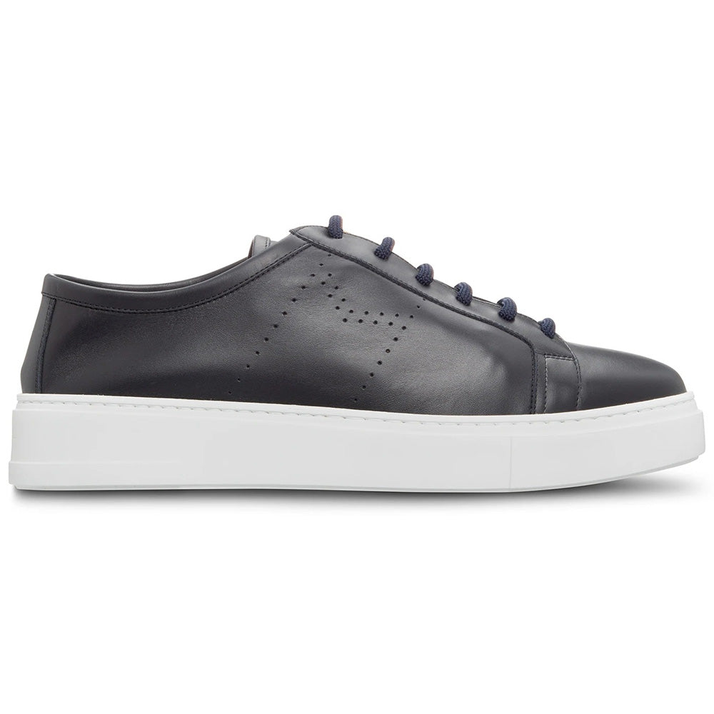 Moreschi 044090 Leather Sneakers Navy Blue