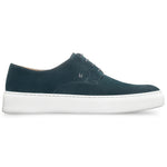 Moreschi 044093B Suede Derby Shoes Petrol Blue