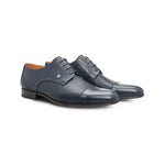 Moreschi 044103 Leather Derby Navy Blue