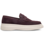 Moreschi 044106B-BX Leather Loafers Bordeaux