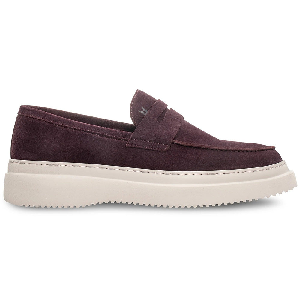 Moreschi 044106B-BX Leather Loafers Bordeaux