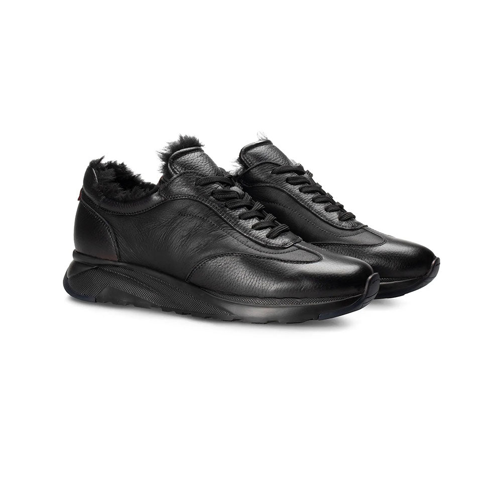 Moreschi 0551000 Leather Sneakers Black