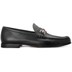 Moreschi 1431000 Lambskin Loafers Black