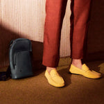 Moreschi 144124C Suede Drivers Yellow