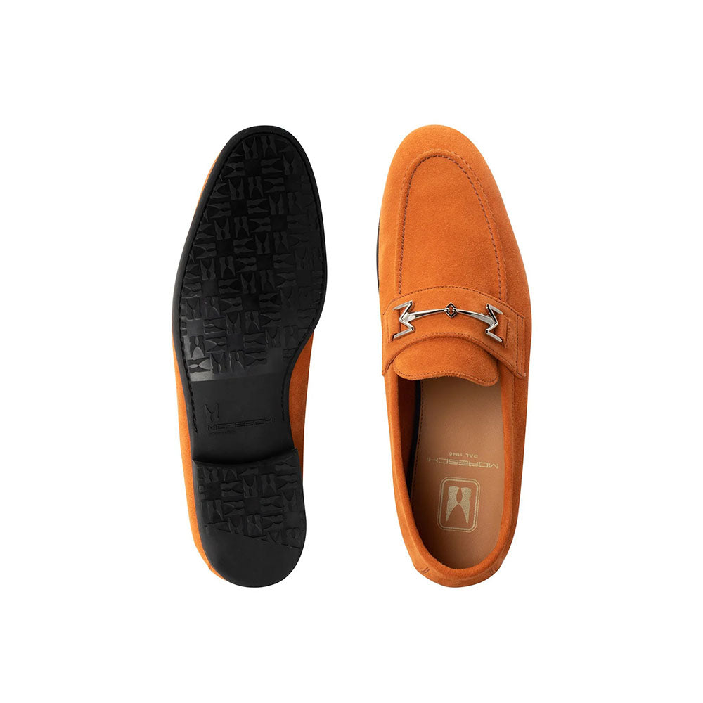 Moreschi 144159C Suede Loafers Amber