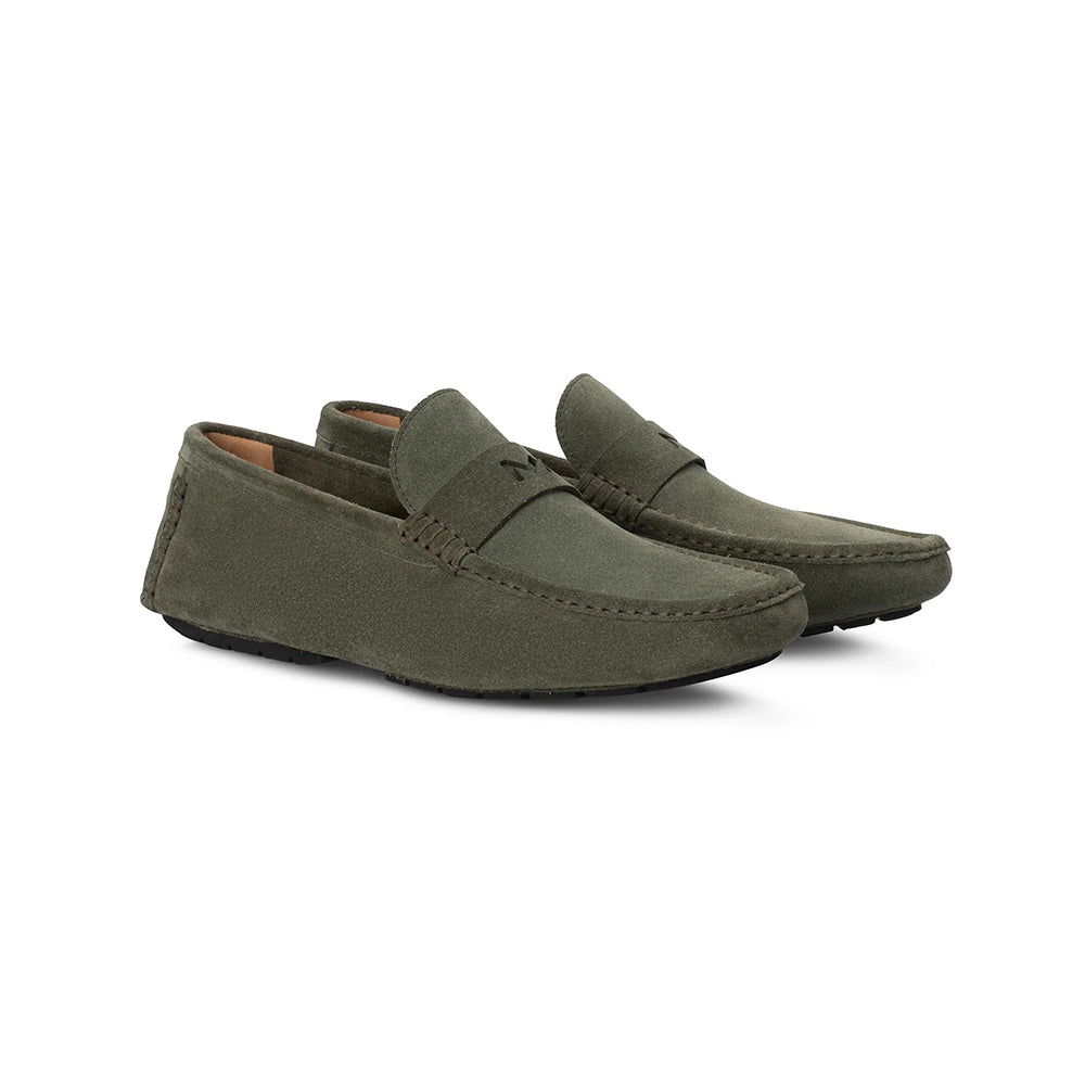 Moreschi 144385C Suede Drivers Green