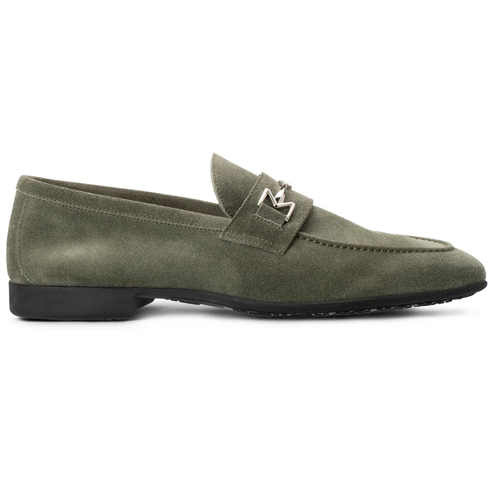 Moreschi 144385C Suede Loafers Green