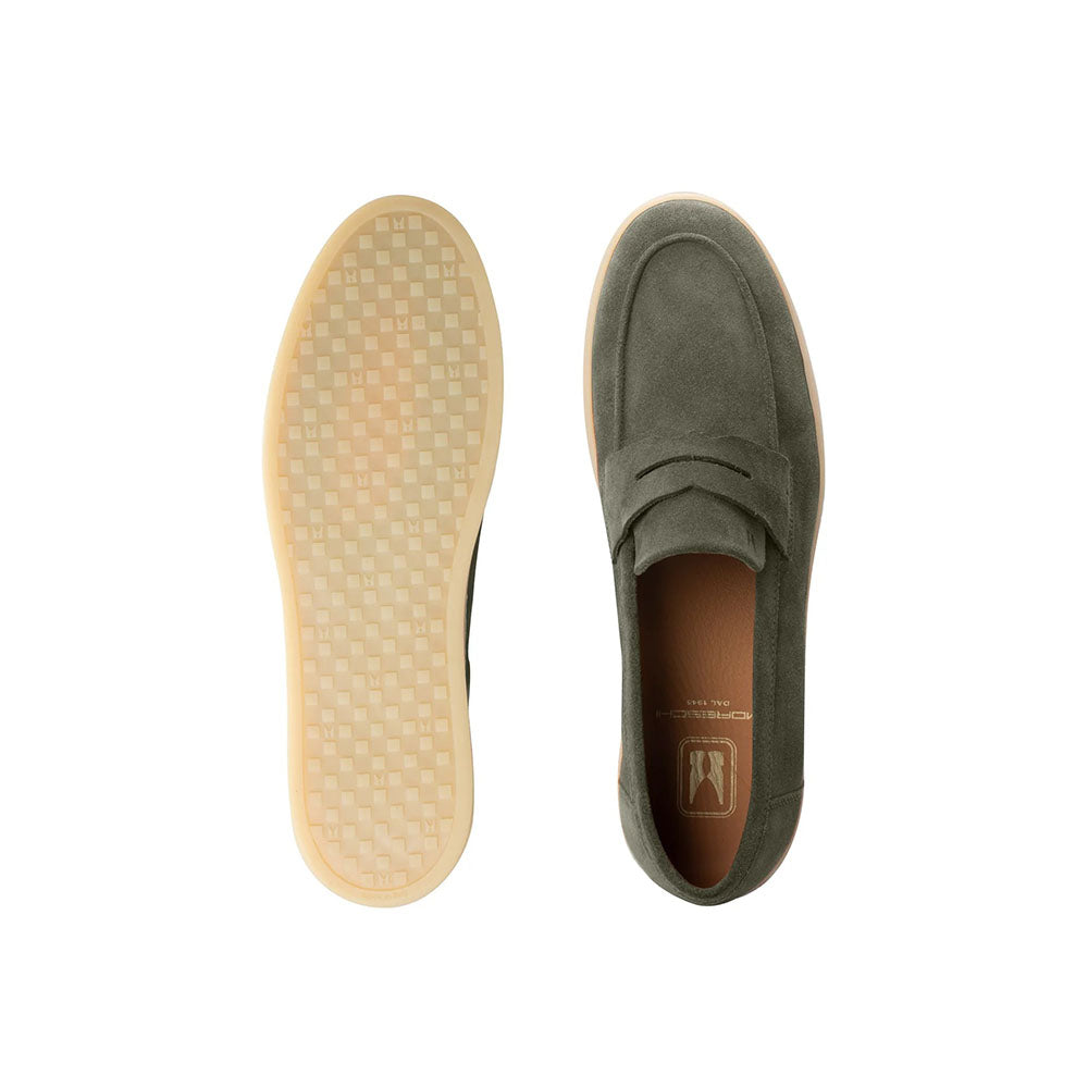 Moreschi 144385C Suede Slip-on Green