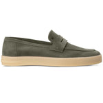 Moreschi 144385C Suede Slip-on Green
