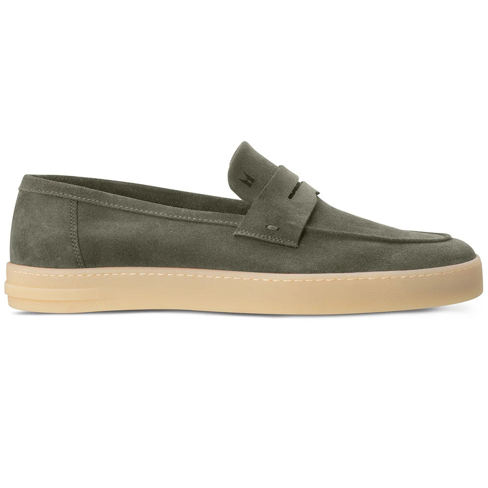 Moreschi 144385C Suede Slip-on Green