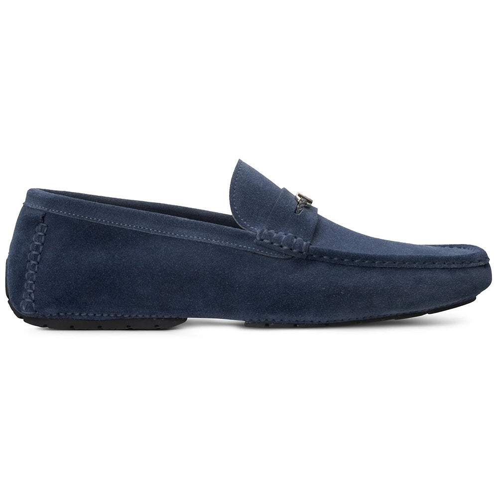 Moreschi 144532C Suede Drivers Navy Blue