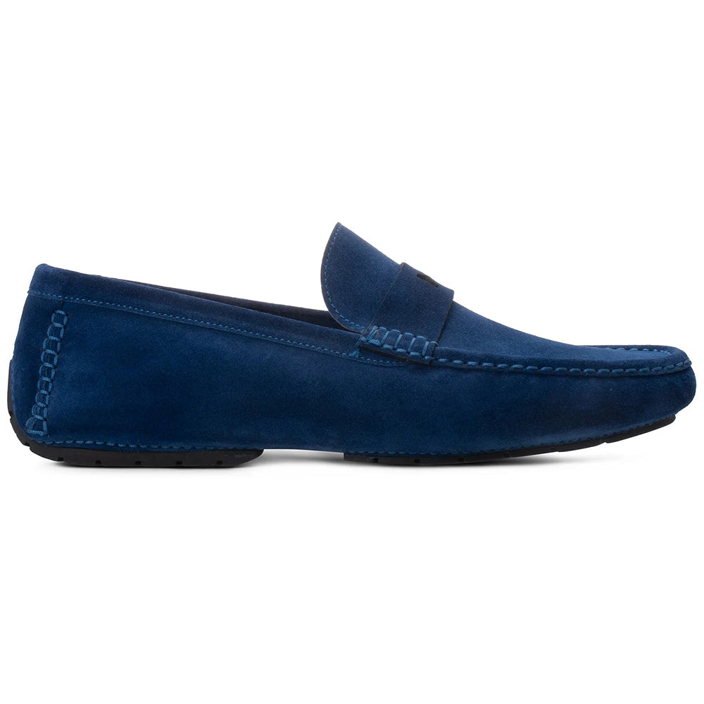 Moreschi 144541C Suede Drivers Electric Blue