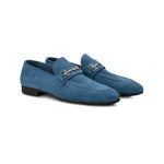 Moreschi 144542U Suede Loafers Blue