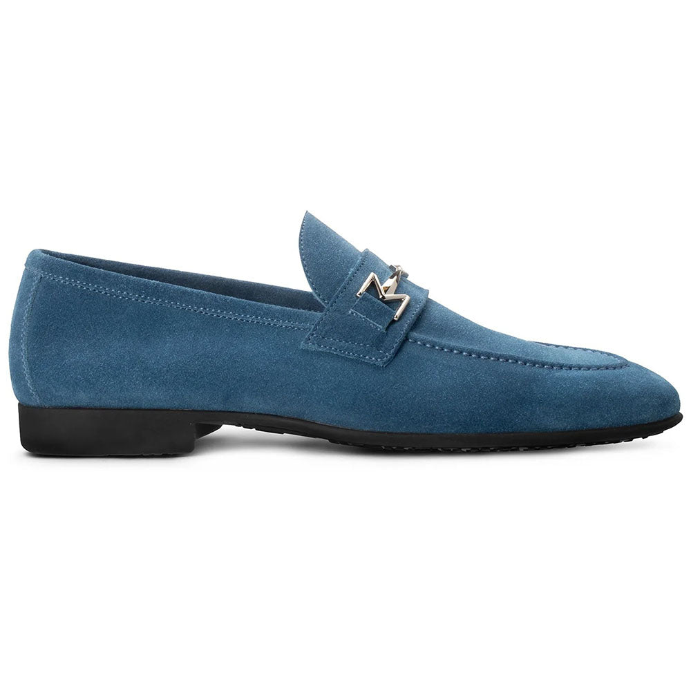 Moreschi 144542U Suede Loafers Blue