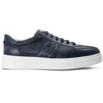 Moreschi 155546U Calfskin / Deerskin Sneakers Blue