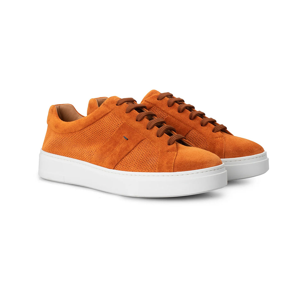 Moreschi 158159C Suede Sneakers Amber