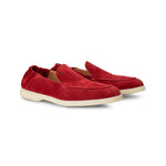 Moreschi 164208C Suede Slip-on Red