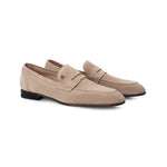 Moreschi 164406C Suede Loafers White