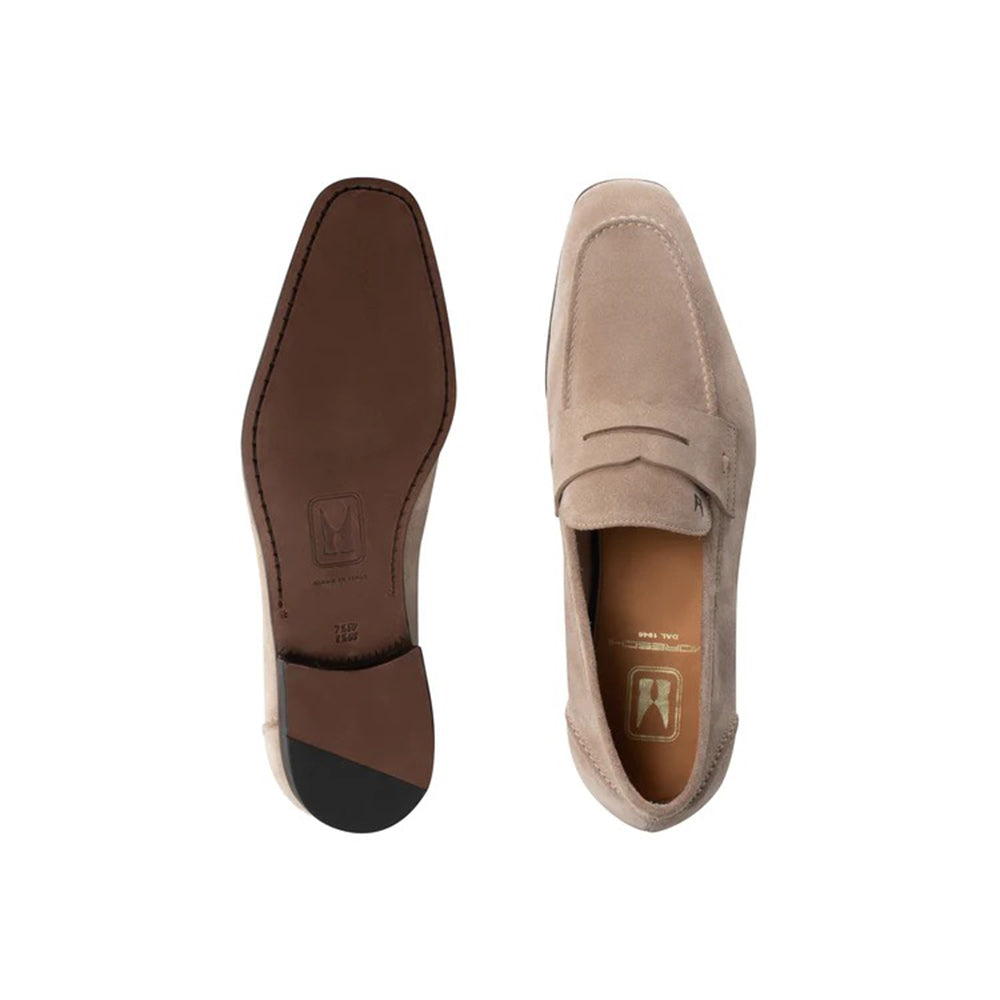 Moreschi 164406C Suede Loafers White