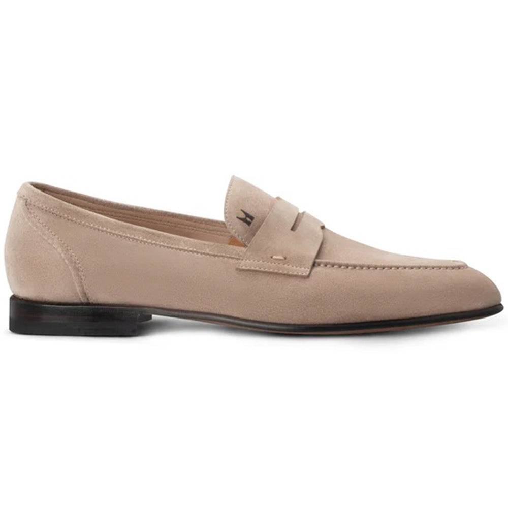 Moreschi 164406C Suede Loafers White