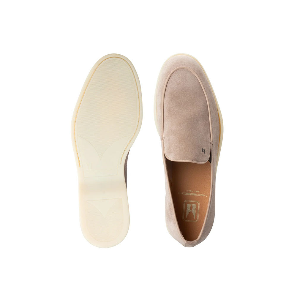 Moreschi 164406C Suede Slip-on White