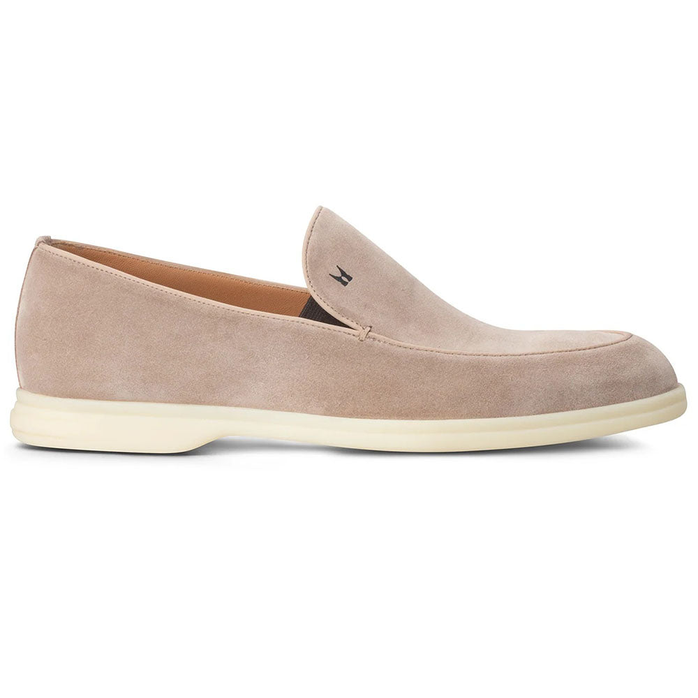 Moreschi 164406C Suede Slip-on White