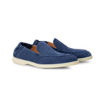 Moreschi 164539U Suede Slip-on Blue