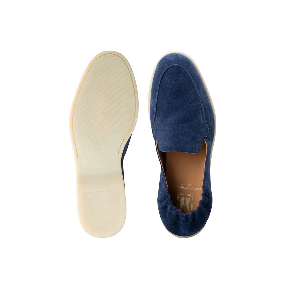 Moreschi 164539U Suede Slip-on Blue