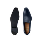 Moreschi 167541C Calfskin Slip-on Shoes Blue