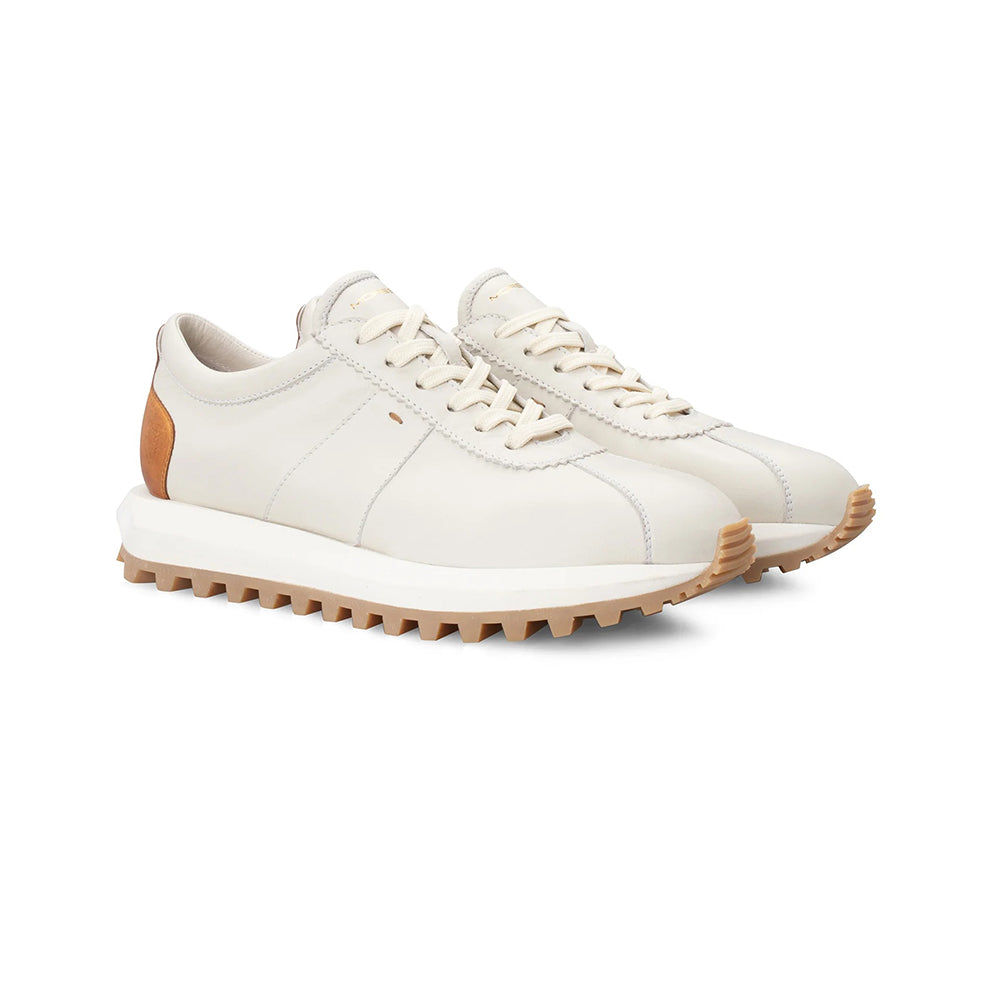 Moreschi 1729507 Calfskin Sneakers White