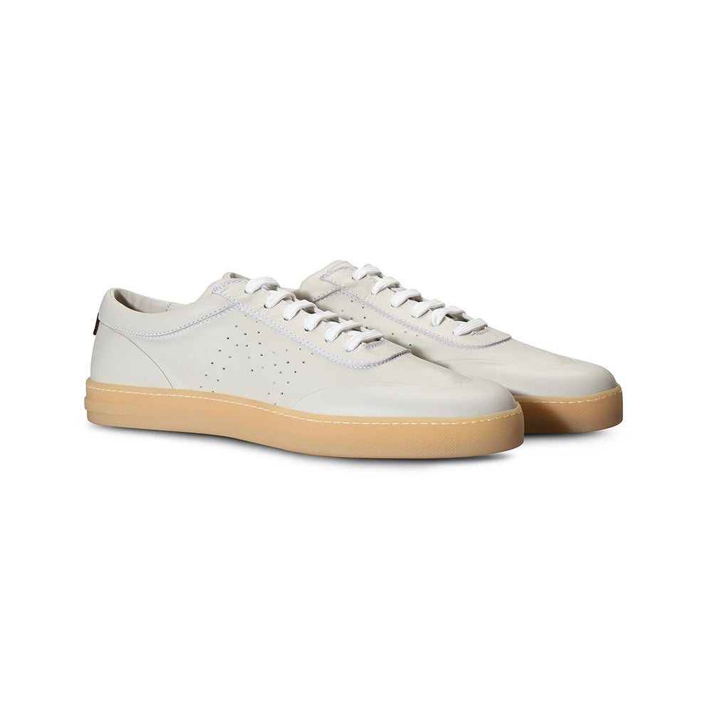 Moreschi 1739060 Calfskin Sneakers Off-White