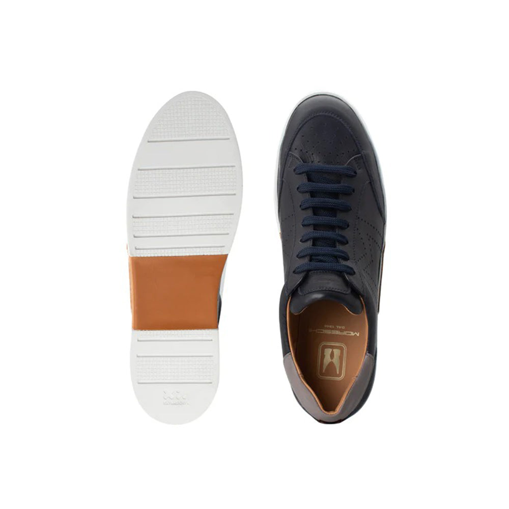 Moreschi 1788891 Calfskin Sneakers Blue