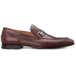 Moreschi 194497C Leather Loafers Rouge Noir