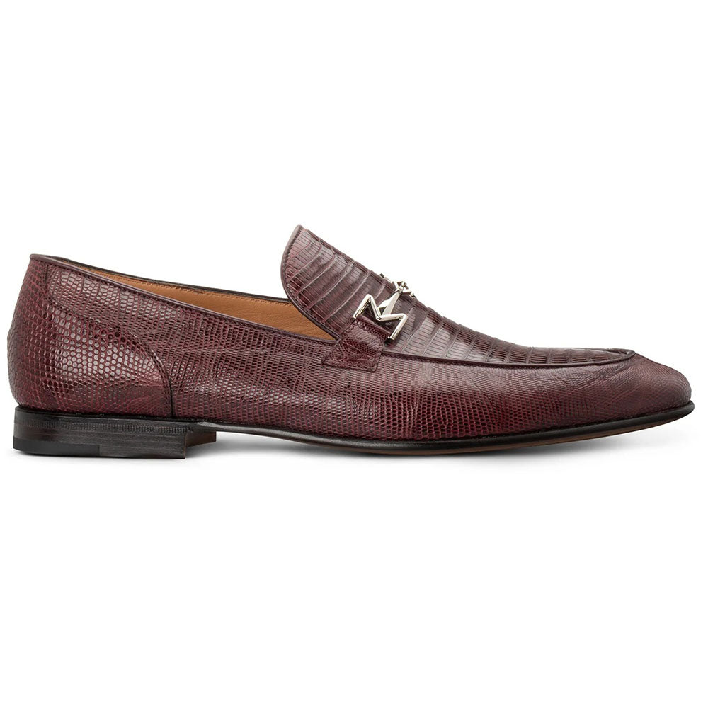 Moreschi 194497C Leather Loafers Rouge Noir