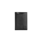 Moreschi 2000001000335 Calfskin Leather vertical wallet Black