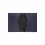 Moreschi 2000001000342 Printed calfskin Leather vertical card holder Dark Blue