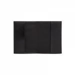 Moreschi 2000001000373 Printed calfskin Leather vertical passport holder Black