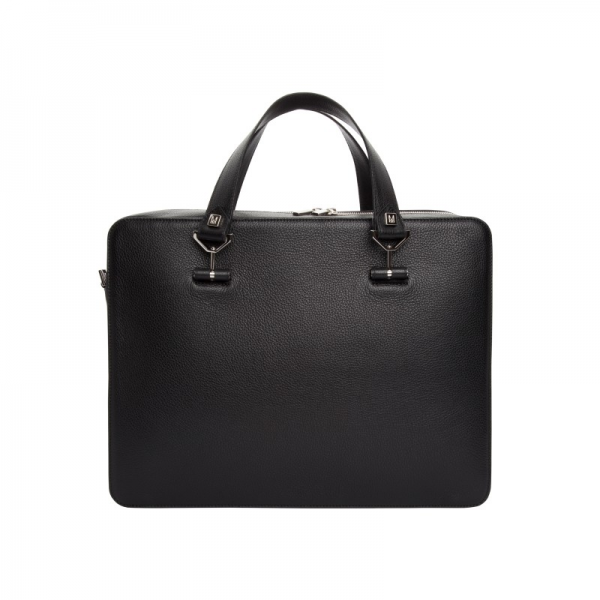 Moreschi 2000001006887 Calfskin Leather briefcase Black