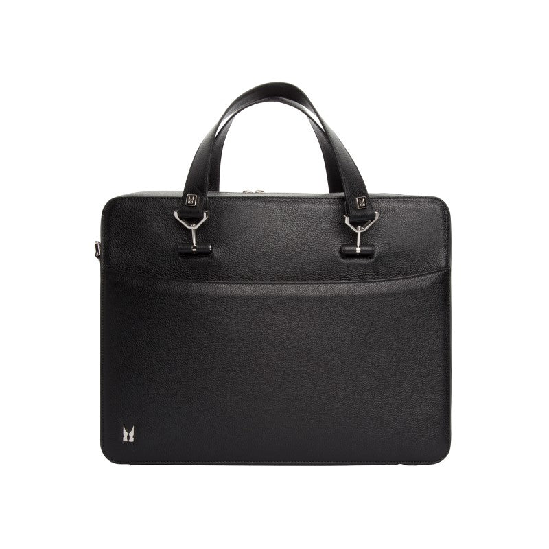 Moreschi 2000001006887 Calfskin Leather briefcase Black