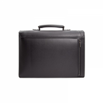 Moreschi 2000001006917 Calfskin Leather business briefcase Black